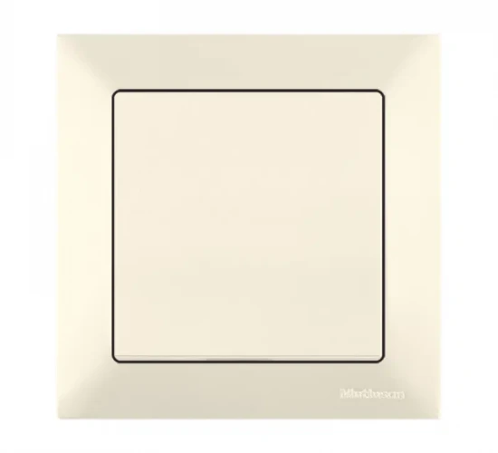 Единичен ключ схема 1-10А Крем Candela Mutlusan.png